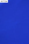 Royle Blue Lace Georgette Semi Stitched Salwar Suit With Dupatta