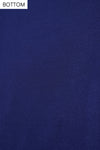 Navy Tussar Jacquard Crepe Net Semi Stitched Salwar Suit With Dupatta