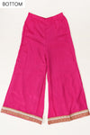Gajari Khaddi Georgette Semi Stitched Salwar Suit With Dupatta