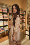Tussar Crepe Readymade Sharara Set With Crepe Dupatta (Ft:-Muskan Sharma)