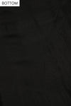 Black Chinon Unstitched Suit Salwar With Dupatta