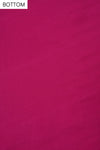 Magenta Tussar Semi Stitched Salwar Suit With Dupatta