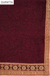 Asst Crepe Semi Stitched Salwar Suit With Dupatta