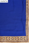 Tussar Royal Net Georgette Semi Stitched Salwar Suit With Dupatta