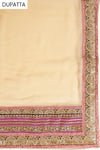 Tussar Georgette Semi Stitched Salwar Suit With Dupatta