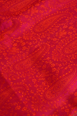 Red Banarasi Silk Woven Zari Saree With Unstitched Blouse