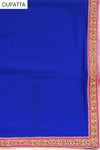 Assorted Crepe Semi Stitched Salwar Suit With Dupatta