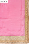 Tussar Georgette Semi Stitched Salwar Suit With Dupatta