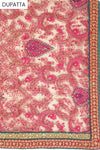 Tussar Khaddi Net Unstitched Salwar Suit With Dupatta