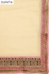 Tussar Georgette Semi Stitched Suit Salwar With Dupatta