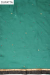 Magenta Georgette Semi Stitched Salwar Suit With Dupatta