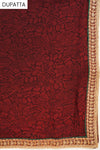 Assorted Crepe Semi Stitched Suit Salwar With Dupatta