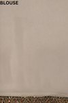 White Georgette Embroidered Saree With Unstitched Blouse