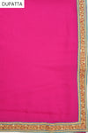 Assorted Crepe Semi Stitched Suit Salwar With Dupatta