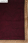 Assorted Crepe Semi Stitched Salwar Suit With Dupatta