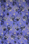 Royle Blue Lace Georgette Semi Stitched Salwar Suit With Dupatta