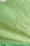Mint Green Banarasi Silk Saree With Unstitched Blouse