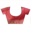 Gajari Banarasi Silk Saree With Unstitched Blouse