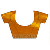 Mustard Banarasi Silk Saree With Unstitched Blouse