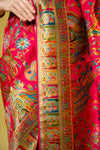 Rani Banarasi Silk Saree With Unstitched Blouse