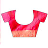 Rani Banarasi Silk Saree With Unstitched Blouse