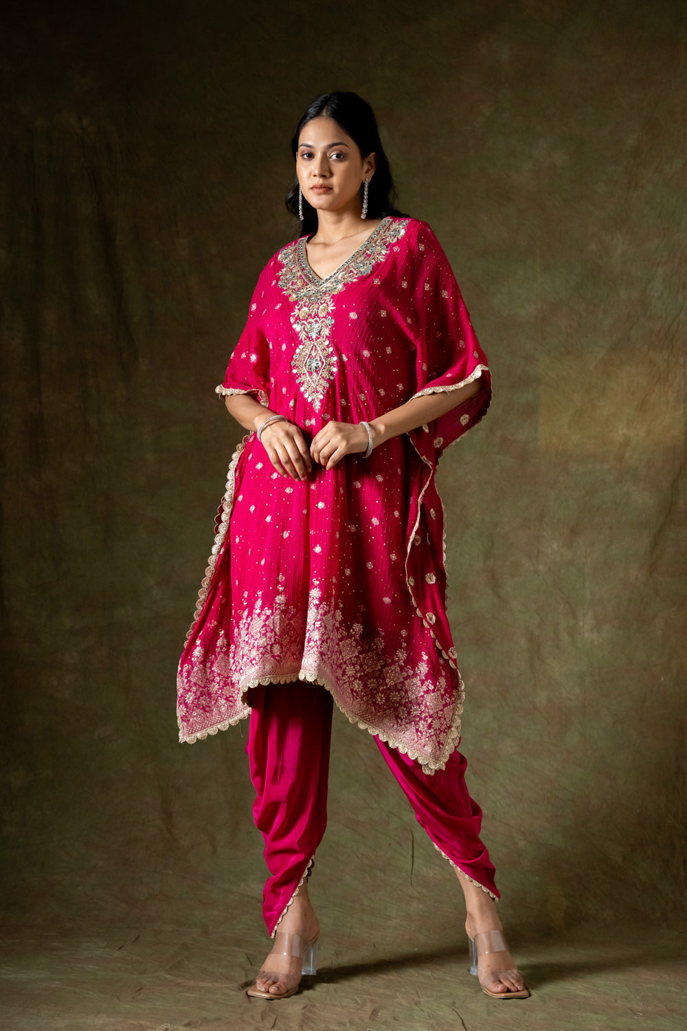 Rani Georgette Embroidered Readymade Suit