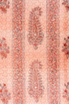 Peach Cotton Unstitched Salwar Suit With Cotton Dupatta