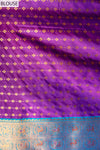 Draped in Royalty Purple Banarasi Silk Saree With Unstitched Blouse