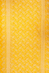 Mustard Organza Unstitched Salwar Suit With Organza Dupatta