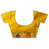 Mustard Banarasi Silk Saree With Unstitched Blouse