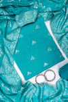 Rama Crepe Unstitched Salwar Suit With Chinon Crepe Dupatta