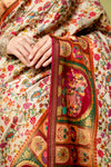 Tussar Magenta Banarasi Silk Saree With Unstitched Blouse