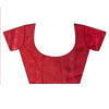 Tussar Magenta Banarasi Silk Saree With Unstitched Blouse