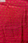 Tussar Magenta Banarasi Silk Saree With Unstitched Blouse