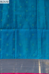 Royal Heritage Tea Green South Indian Silk Saree And Woven Zari Border With Unstitched Blouse