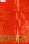 Regal Charm Bottle Green Banarasi Silk Saree With Unstitched Blouse