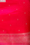 Timeless Elegance Rani Satin Silk Saree With Unstitched Blouse