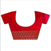 Rani Banarasi Silk Saree With Unstitched Blouse