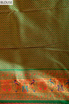 Timeless Elegance Rani Banarasi Silk Saree With Unstitched Blouse
