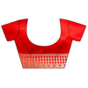 Red Banarasi Silk Saree With Unstitched Blouse