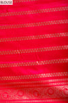 Rani Banarsi Woven Zari  Saree With Unstitched Blouse