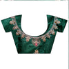 Rani Khaddi Georgette Embroidered Saree With Readymade Blouse
