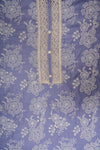 Mauve Cotton Unstitched Salwar Suit With Cotton Dupatta