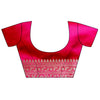 Rani Banarasi Silk Saree With Unstitched Blouse