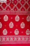 Rani Crepe Unstitched Salwar Suit With Chinon Crepe Dupatta
