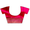 Rani Banarasi Silk Saree With Unstitched Blouse