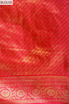 Timeless Beauty Tussar Banarasi Silk Saree And Woven Zari Border With Unstitched Blouse