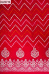 Rani Crepe Unstitched Salwar Suit With Chinon Crepe Dupatta