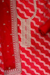 Rani Georgette Unstitched Salwar Suit With Georgette Dupatta