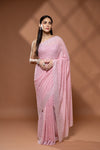 Gajari Georgette Saree With Unstitched Blouse